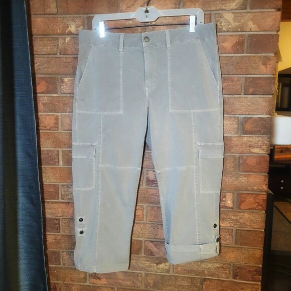 Cosmic Blue Love Women's Cargo Pants - Lt Khaki - Size 31 - Picture 8 of 16